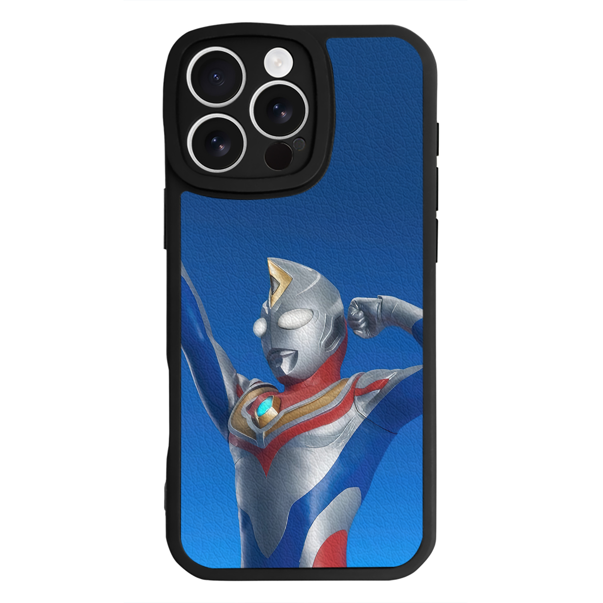 （画像用） ウルトラマン Ultraman 【iPhone 16シリーズ対応】シリコンスマホケース（レザー調） 材質：シリコン